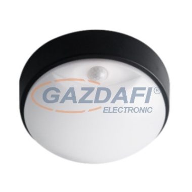 GREENLUX GXPS040 DITA kerek SMD LED lámpa mozgásérzékelővel fekete 14W természetes fehér