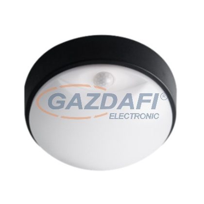   GREENLUX GXPS040 DITA kerek SMD LED lámpa mozgásérzékelővel fekete 14W természetes fehér
