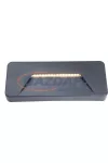 GREENLUX GXPS088 SIDE 20 LED lépcsővilágító/oldalfali lámpatest, falon kívüli,3W, szürke, 4000K, IP65, A++ - A