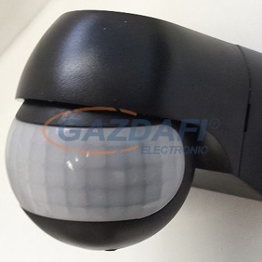 GREENLUX GXSE008 mozgásérzékelő fekete 90 B, 180°, 12m, 10s-15m, 220-240V, IP44