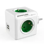 1202GN/DEOUPC Power Cube Original USB, zöld