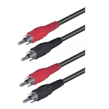 A 3-5X 2RCA dugó-2RCA dugó 5m kábel