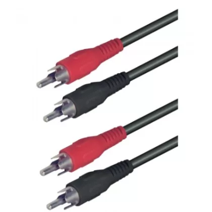 A 3X 2RCA dugó-2RCA dugó 1,5m kábel
