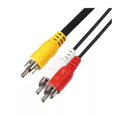 A 4-3X 3RCA dugó-3RCA dugó 3m kábel