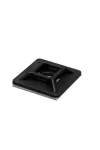 CTT 19BK Kábelkötegelő talp 50db 19,5x19,5mm, fekete