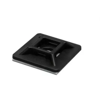 CTT 19BK Kábelkötegelő talp 50db 19,5x19,5mm, fekete