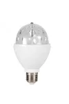 DL 4/27 Diszkó lámpa, forgó RGB LED, 3W