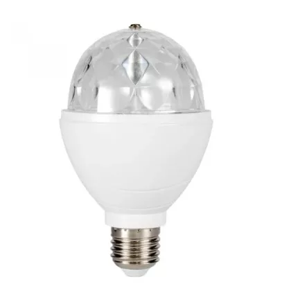 DL 4/27 Diszkó lámpa, forgó RGB LED, 3W DL 4/27 Diszkó lámpa, forgó RGB LED, 3W