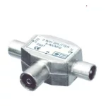 FS 27X Koax elosztó   1alj-2dugó,fém