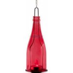 HOME GB 23/RD Dekorációs üveg LED mécsessel, piros