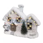 HOME KDC 53 Kerámia figura, házikó, 65x53x27 cm