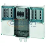   HENSEL Mi PV 5123 Inverter csatlakozó doboz biztosítós terhelésszakaszolóval 63 A, D02 csatlakozó szekrénnyel, 900x700x214 mm