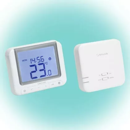   Home RT520RF Salus rádiófrekvenciás szobatermosztát, PIN-kóddal zárható