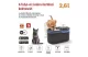 Emos GoSmart H6102 háziállat itató Pet Care, 2,6 l, szürke, Wi-Fi