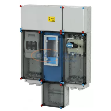 HENSEL HAFM-250.400-250A Fogyasztásmérő szekrény, 900x1200x195 mm