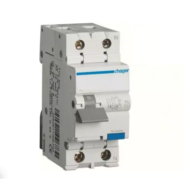 HAGER AD890J Áramvédős kismegszakító 1P+N, C-40A, 30mA, 4,5kA, AC