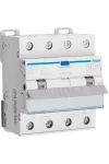 HAGER ADX413D Áramvédős kismegszakító 3P+N, B-13A, 30mA, 10kA, A