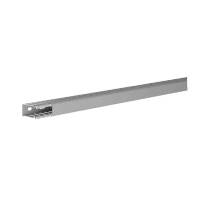 HAGER BA63001507030B Perforált vezetékcsatorna BA6, PVC, 30x15mm, szürke HAGER BA63001507030B Perforált vezetékcsatorna BA6, PVC, 30x15mm, szürke