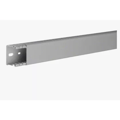 HAGER BA63004007030B Perforált vezetékcsatorna BA6, PVC, 30x40mm, szürke HAGER BA63004007030B Perforált vezetékcsatorna BA6, PVC, 30x40mm, szürke