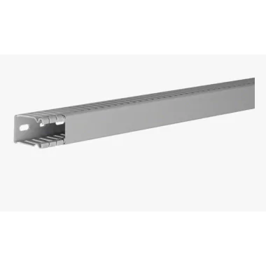 HAGER BA64002507030B Perforált vezetékcsatorna BA6, PVC, 40x25mm, szürke HAGER BA64002507030B Perforált vezetékcsatorna BA6, PVC, 40x25mm, szürke