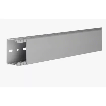   HAGER BA64006007030B Perforált vezetékcsatorna BA6, PVC, 40x60mm, szürke