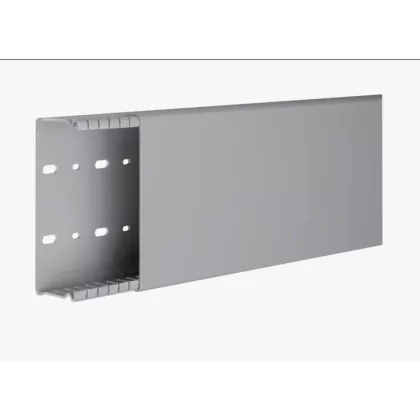 HAGER BA64012007030B Perforált vezetékcsatorna BA6, PVC, 40x120mm, szürke HAGER BA64012007030B Perforált vezetékcsatorna BA6, PVC, 40x120mm, szürke