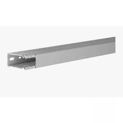 HAGER BA66002507030B Perforált vezetékcsatorna BA6, PVC, 60x25mm, szürke HAGER BA66002507030B Perforált vezetékcsatorna BA6, PVC, 60x25mm, szürke