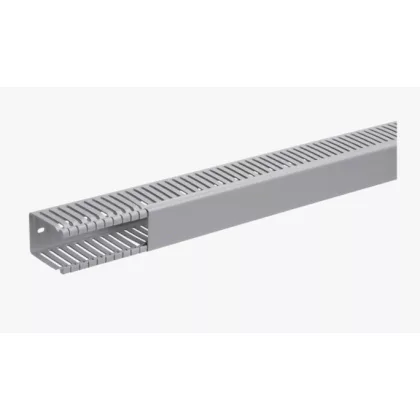   HAGER BA66004007030B Perforált vezetékcsatorna BA6, PVC, 60x40mm, szürke