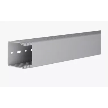 HAGER BA66006007030B Perforált vezetékcsatorna BA6, PVC, 60x60mm, szürke