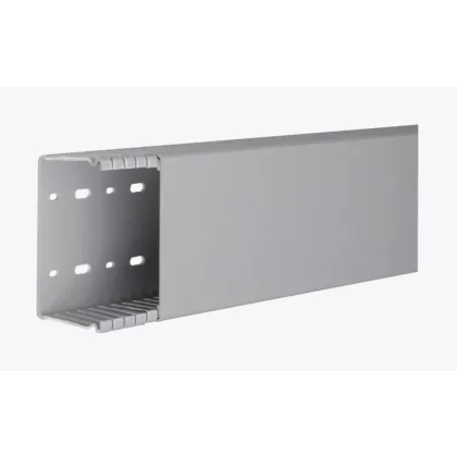 HAGER BA66010007030B Perforált vezetékcsatorna BA6, PVC, 60x100mm, szürke HAGER BA66010007030B Perforált vezetékcsatorna BA6, PVC, 60x100mm, szürke