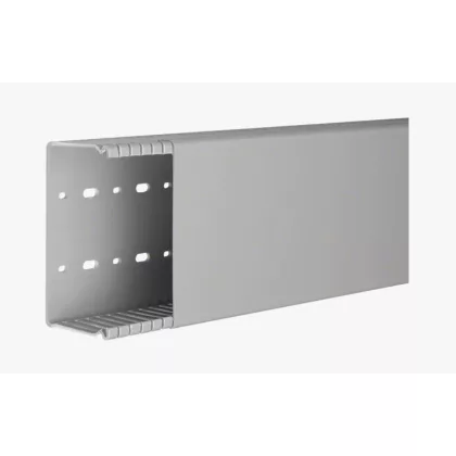 HAGER BA66012007030B Perforált vezetékcsatorna BA6, PVC, 60x120mm, szürke HAGER BA66012007030B Perforált vezetékcsatorna BA6, PVC, 60x120mm, szürke