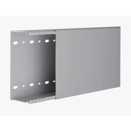   HAGER BA66015007030B Perforált vezetékcsatorna BA6, PVC, 60x150mm, szürke