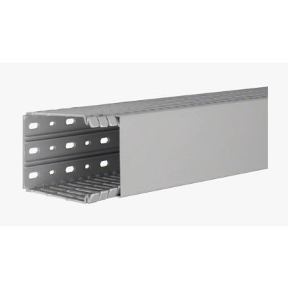  HAGER BA7100080 Perforált vezetékcsatorna BA7 100x80, szürke