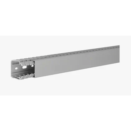 HAGER BA740040 Perforált vezetékcsatorna BA7 40x40, szürke HAGER BA740040 Perforált vezetékcsatorna BA7 40x40, szürke