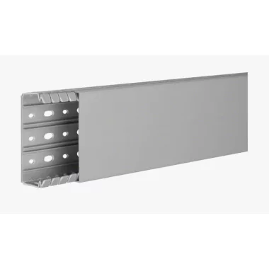HAGER BA740100 Perforált vezetékcsatorna BA7 40x100, szürke HAGER BA740100 Perforált vezetékcsatorna BA7 40x100, szürke