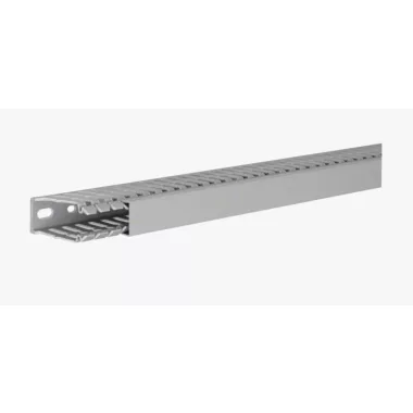 HAGER BA760025 Perforált vezetékcsatorna BA7 60x25, szürke