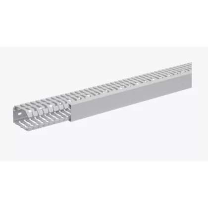 HAGER BA760040 Perforált vezetékcsatorna BA7 60x40, szürke HAGER BA760040 Perforált vezetékcsatorna BA7 60x40, szürke