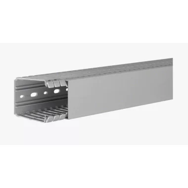 HAGER BA780060 Perforált vezetékcsatorna BA7 80x60, szürke HAGER BA780060 Perforált vezetékcsatorna BA7 80x60, szürke