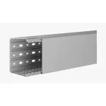   HAGER BA780100 Perforált vezetékcsatorna BA7, PVC, 80x100, szürke