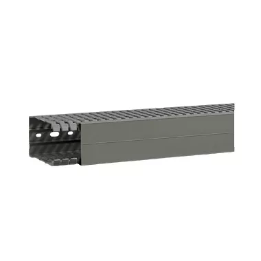 HAGER BA7A100060 Perforált vezetékcsatorna BA7A, PVC, 100x60mm, szürke HAGER BA7A100060 Perforált vezetékcsatorna BA7A, PVC, 100x60mm, szürke