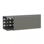   HAGER BA7A100100 Perforált vezetékcsatorna BA7A, PVC, 100x100mm, szürke