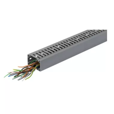 HAGER BA7A25040 Perforált vezetékcsatorna BA7A, PVC, 25x40mm, szürke HAGER BA7A25040 Perforált vezetékcsatorna BA7A, PVC, 25x40mm, szürke