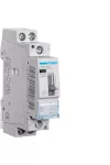 HAGER ETC227 Mágneskapcsoló, 1Z+1NY, 25A, 230V AC, I-0-II, moduláris, kézzel is kapcsolható