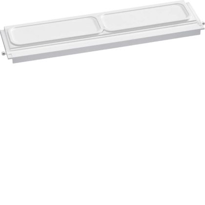   HAGER FD00P3 Kábelbevezető panel, 2db teli kikönnyítésel