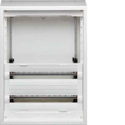   HAGER FD42AN Vega D, 4 soros, falon kívűli elosztó, félig előszerelt, ajtó nélkül, 300mm üres hely (2 sor), 750x550x193, 48 modul