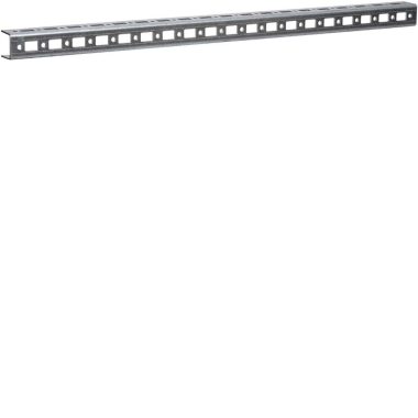 HAGER FN884E Quadro+ evo perforált DIN sín, konzolokra, 25mm mag., 600mm mély cellákhoz