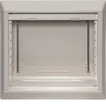   HAGER FU22AN Vega D, 2 soros, süllyesztett elosztó, félig előszerelt, ajtó nélkül, 300mm üres hely, 506x550x110,