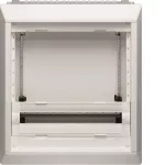   HAGER FU32AN Vega D, 3 soros, süllyesztett elosztó, félig előszerelt, ajtó nélkül, 300mm üres hely, 24modul, 656x550x110,