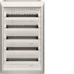   HAGER FU52DN Vega D, 5 soros, süllyesztett elosztó, teljesen beépített, ajtó nélkül, 120 modul, 956x550x110,
