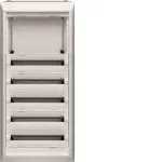   HAGER FU72AN Vega D, 7 soros, süllyesztett elosztó, félig előszerelt, ajtó nélkül, 300mm üres hely, 120 modul, 1256x550x110,